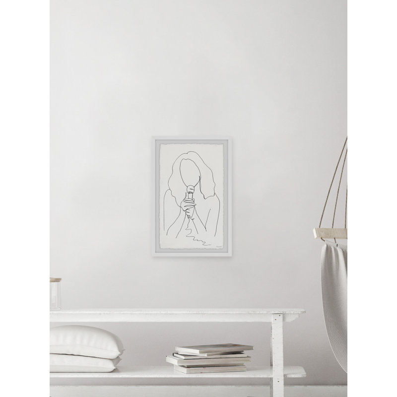An Ode - Single Picture Frame Painting, 30 cm H x 20 cm W