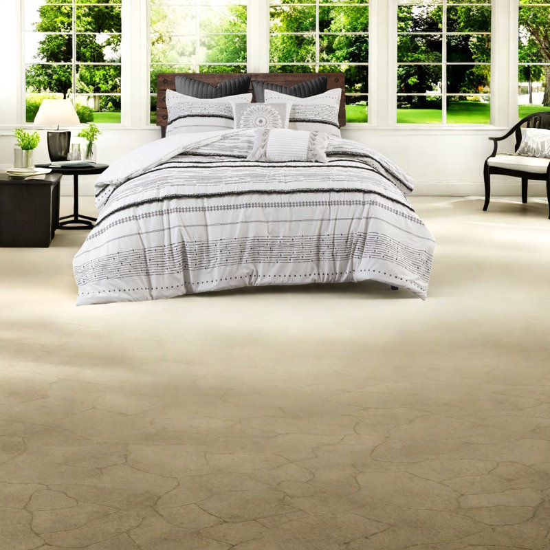 Ensemble de literie Boho Chic en coton, housse de couette multicolore pour la maison