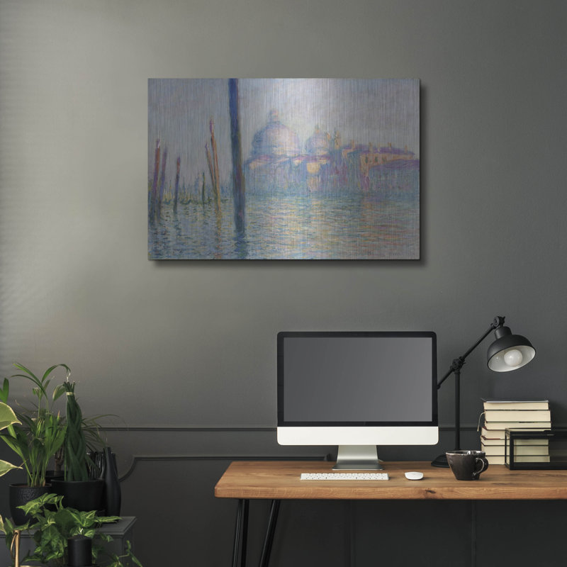 "Le Grand Canal" par Claude Monet, H 24 po x l 36 po