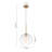 Honorius 1-Light Glass Globe Single Pendant-1145331017-1151326429