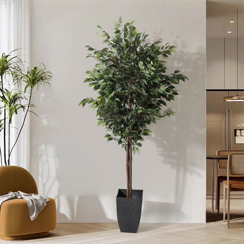 Faux arbre 82 po avec 8238 feuilles, H 82,7 po x l 35,5 po x P 35,5 po