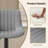 Hruby Swivel Upholstered Leather Adjustable Height Counter Stool-263556707