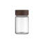 Pot de rangement en verre Pot de rangement en verre borosilicaté scellé résistant à la chaleur avec récipient à thé grain de café en érable-1701923562