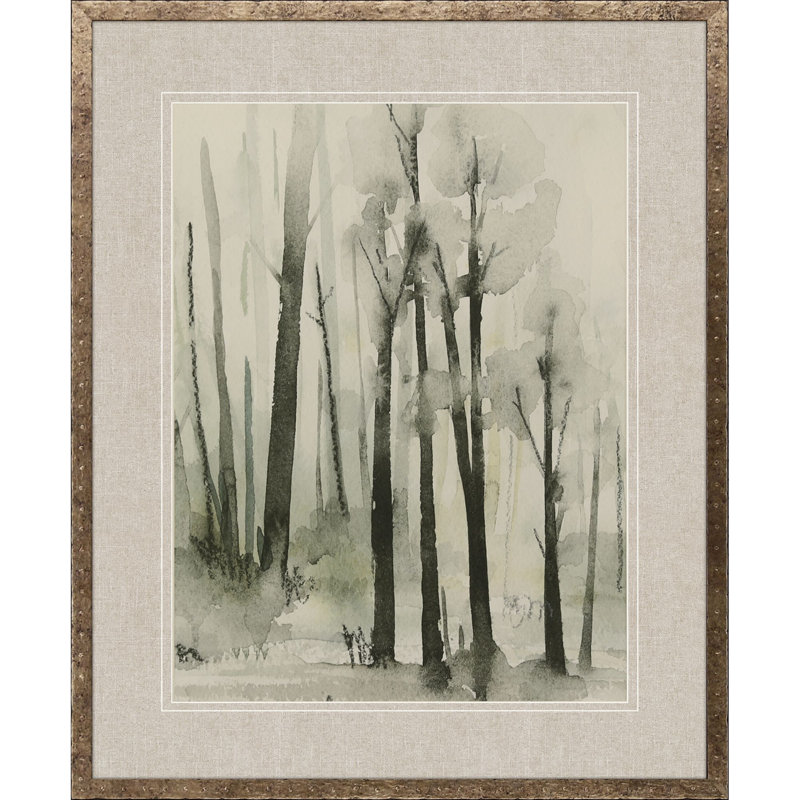 Malanta Knowles Ethereal Forest Landscape Canvas Art with Antique Bronze Frame