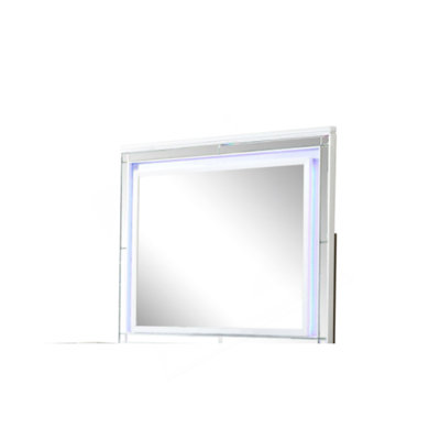 Sterling Mirror Framed LED Mirror Made With Wood(INCLUDES ONLY MIRROR) (CA Inventory)