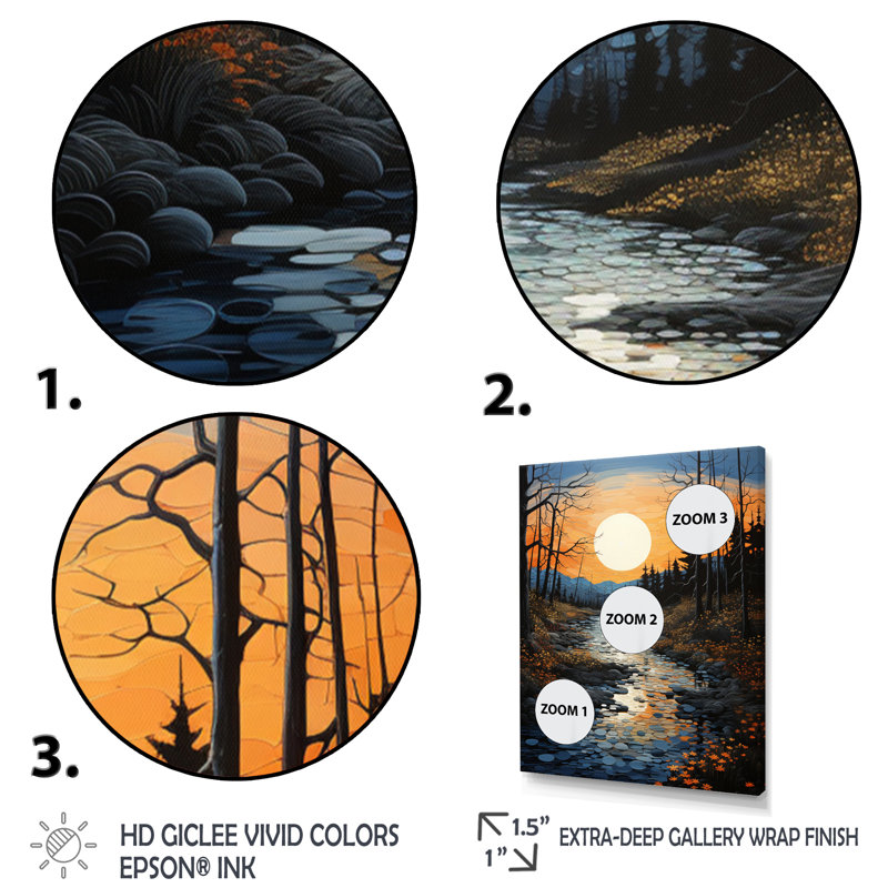 «Basharat Lake At Dusk I», reproduction d'art sur toile, H 40 po x l 30 po x P 1,5 po, Cadre blanc