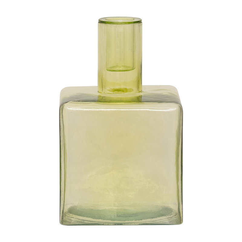 Cubico Candle Holder, Green