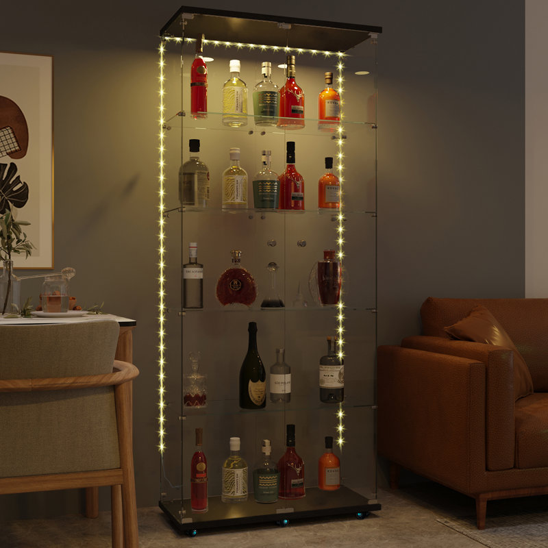 Vitrine en verre trempé