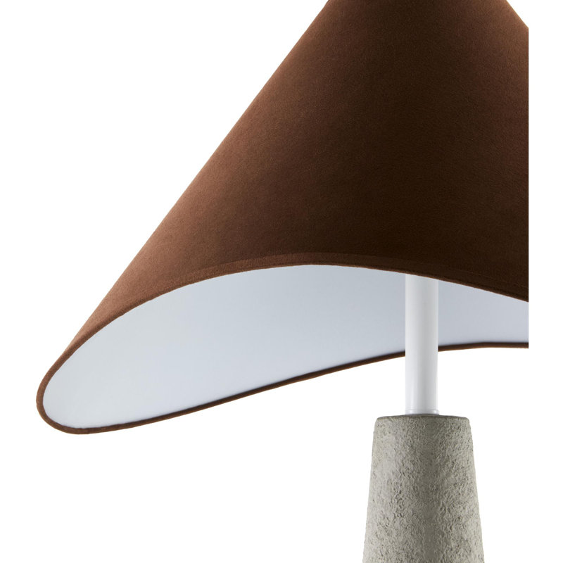Lampe de table Alsop, Brun