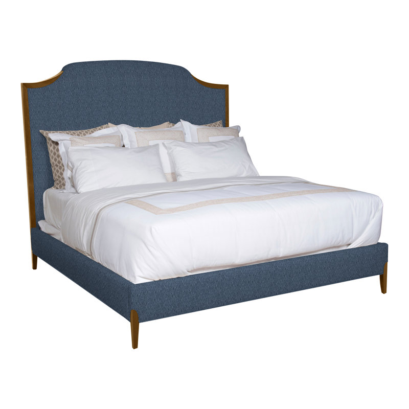 Lillet Solid Wood Bed, Navada Blue, No, Havana