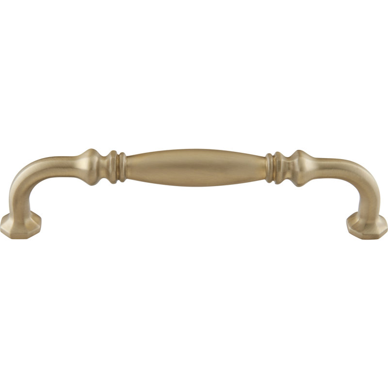 Palazzo Pull, 6 5/16", Satin Brass