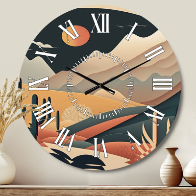 Pleine lune sur l'horloge murale