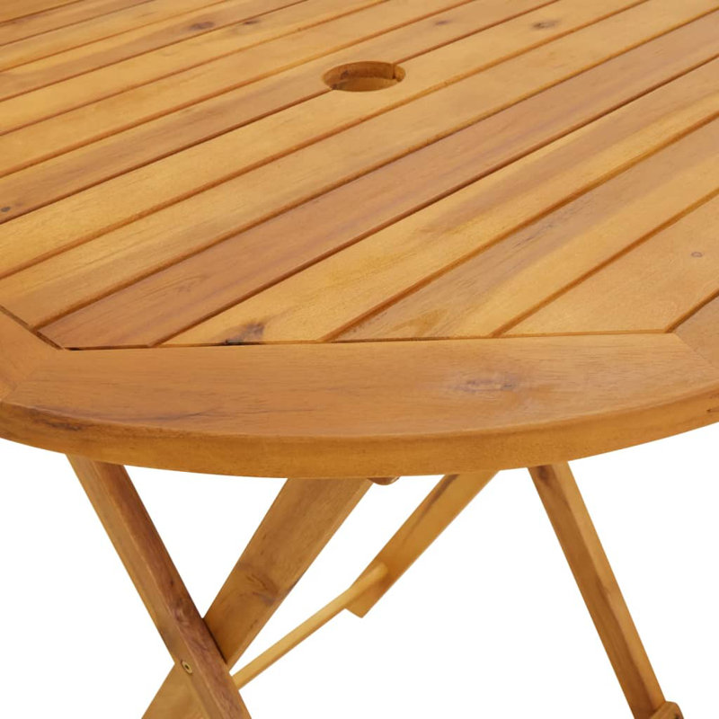 Javier 2 - Person Wood Patio Dining Set with