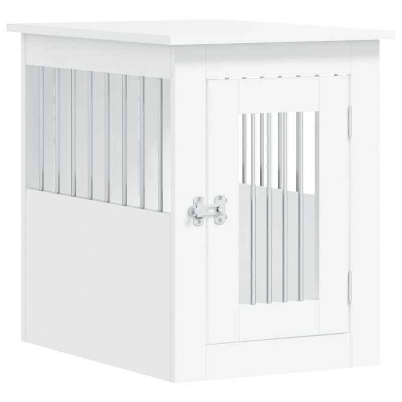 Pet Crate, 59cm H x 45cm W x 62cm D, White