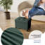 Banc repose-pieds en velours avec rangement amovible Nestl-132127316-132127323