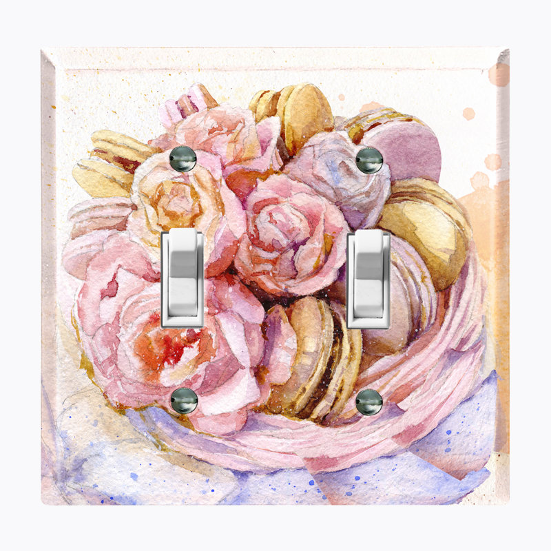Food & Beverage 2 - Gang Toggle Light Switch Standard Wall Plate