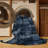 Machine Washable Abstract Gray Area Rug