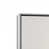 Cadre flottant en chrome poli