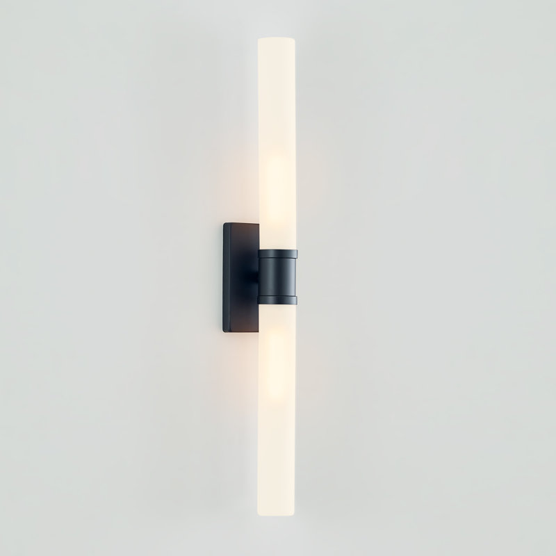 Keaton 2 - Light Vanity Light, Midnight Black, 60 W, 30" H x 5" W x 3.63" D