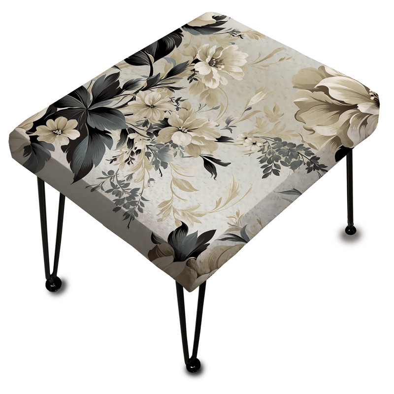 Urban Victorian Chic Victorian Pattern V - Floral Rectangle Ottoman