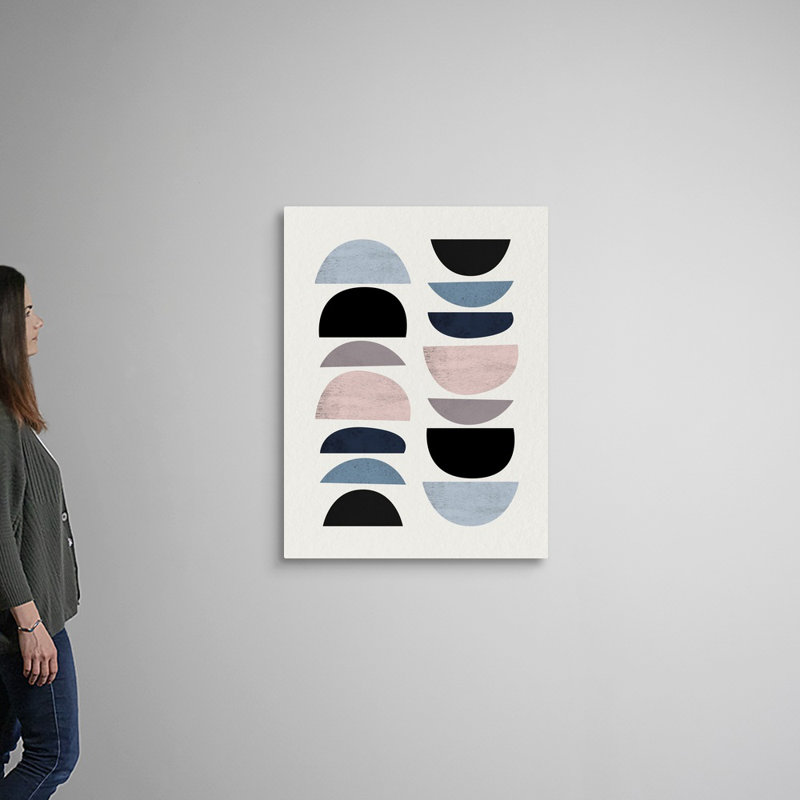 « Style doux Mid-Century » par Urban Epiphany-reproduction d’art sur toile, Toile tendue, H 40 po x l 30 po x P 1,25 po