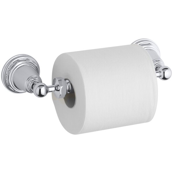 K-13114-CP Kohler Pinstripe® Wall Mount Toilet Paper Holder & Reviews ...