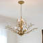 Lustre en cristal spoutnik moderne à 7 lumières à intensité variable