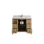 Teck d'Atlanta 42 po X P 22 po De meuble-lavabo simple D Quartz-110360364