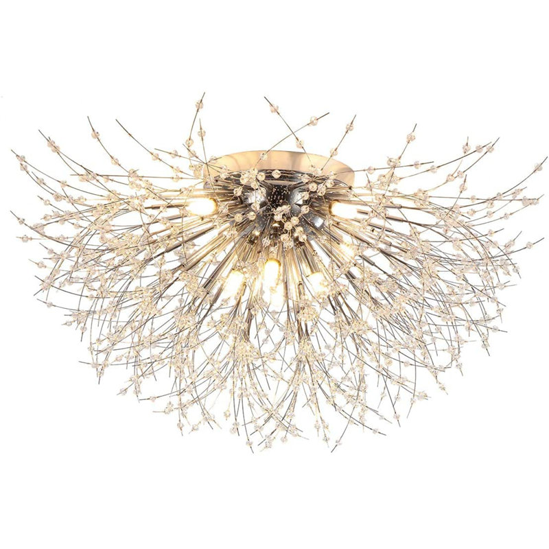 Angstrom 8-Light 70cm Crystal Flush Mount