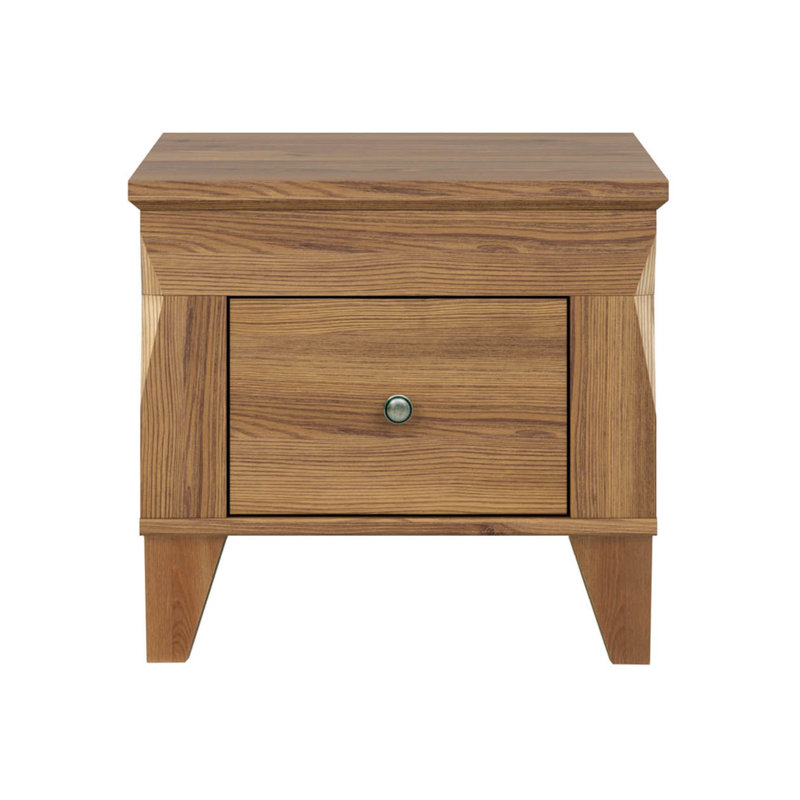 50cm W Composite Bedside Table