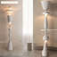 Lampes sur pied en métal blanc