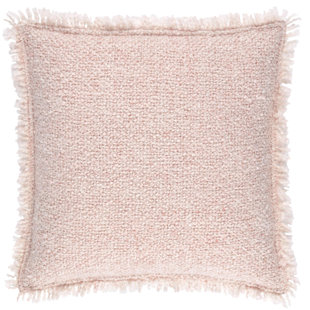  Rythome Blush Pink Decorative Boucle Textured Throw