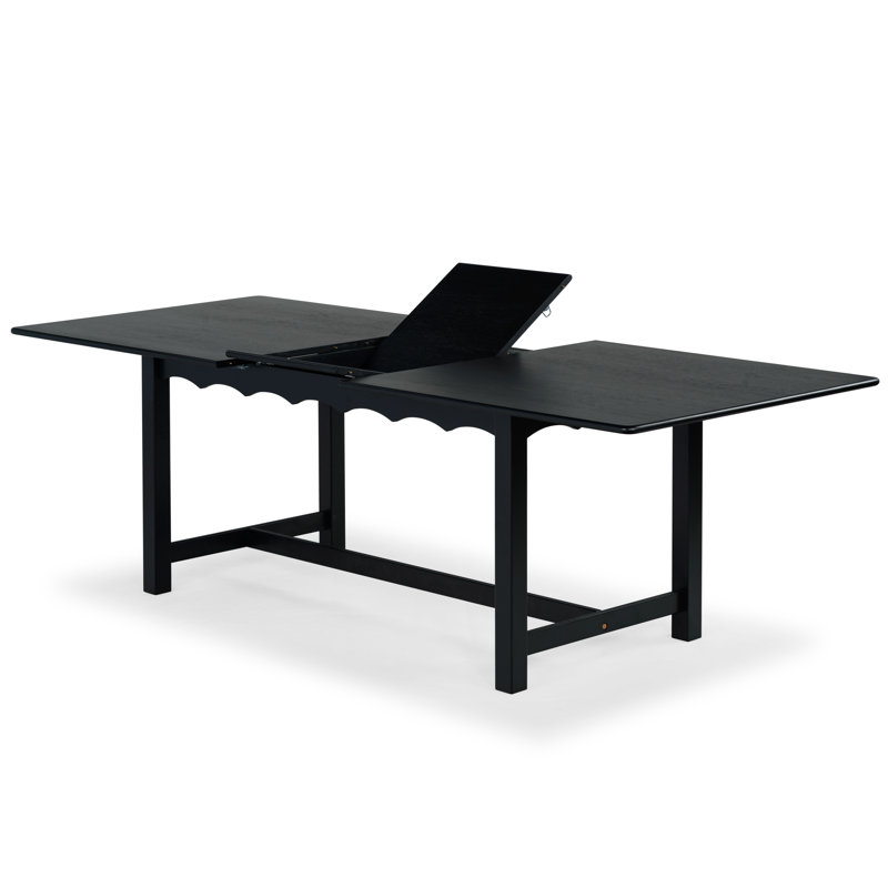 Rhylee Extendable Dining Table, Black
