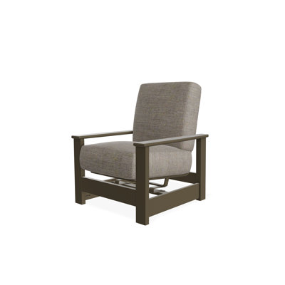 Leeward Marine Grade Polymer Deep Seating Cushion Arm Chair with Hidden Motion