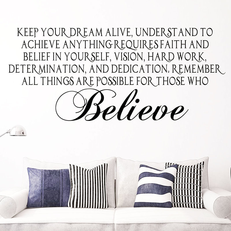 Non-Wall Damaging Wall Decal
