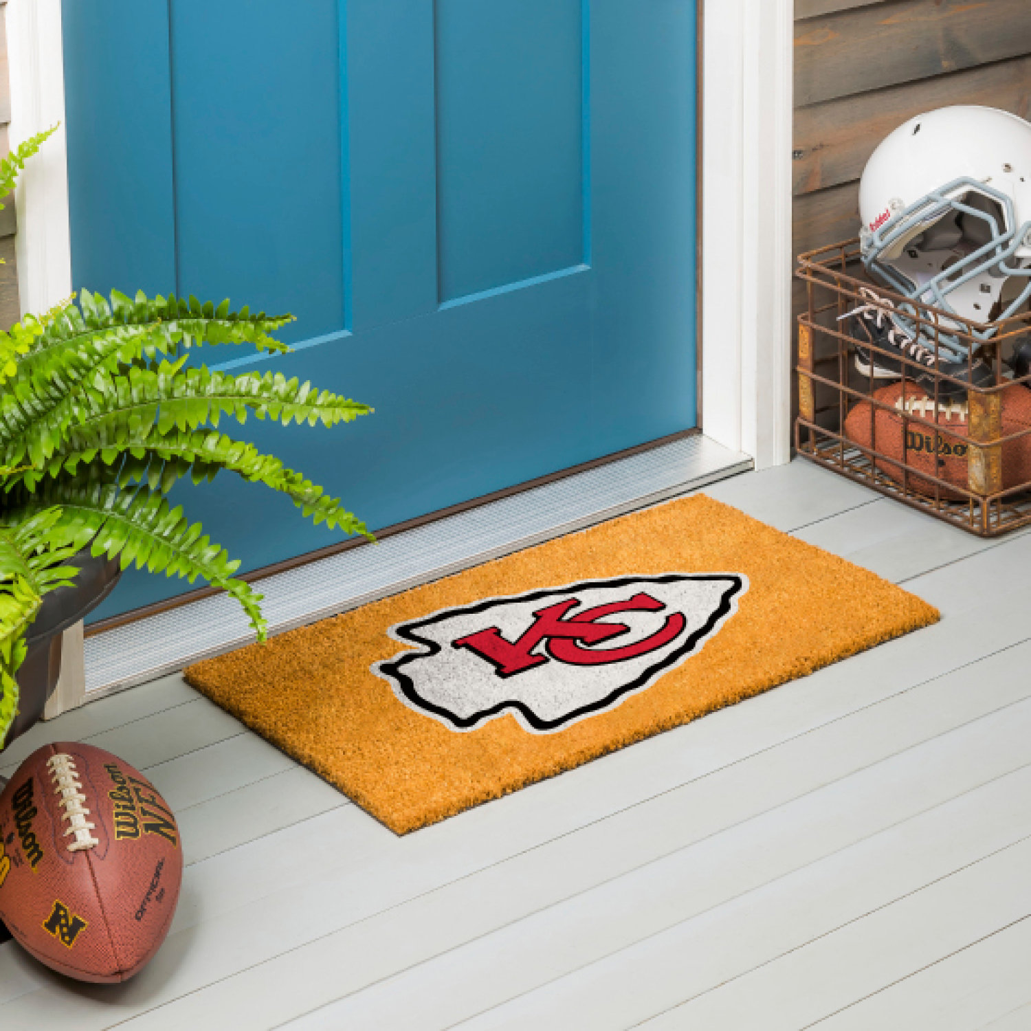 Trinx Jeremias NFL Coir Team Logo Outdoor Doormat | Wayfair