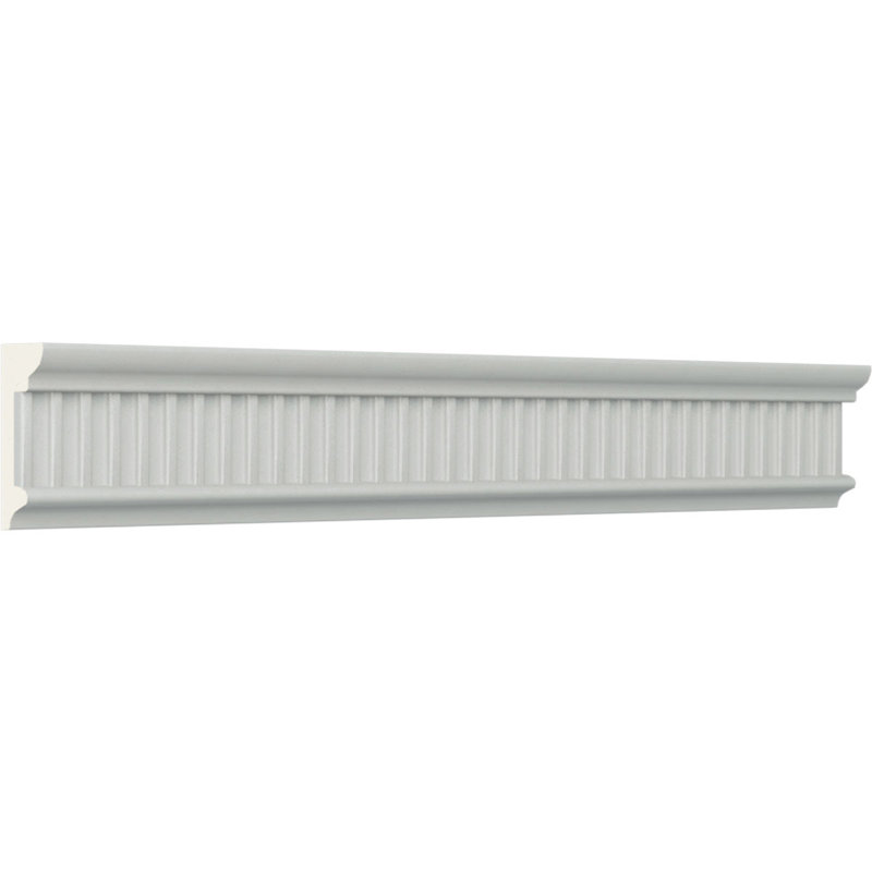 SAMPLE - Endurathane Linus Chair Rail, 1 3/8"H x 1/2"P x 12"L, (1/4"Repeat), Factory Primed