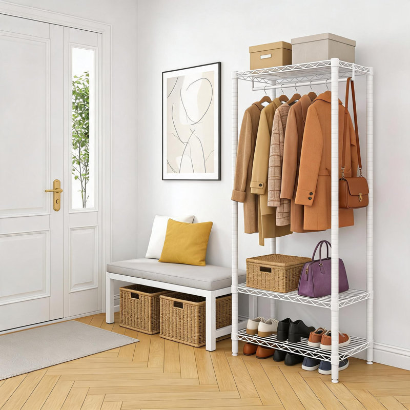 59.18cm Adjustable Clothing Rack
