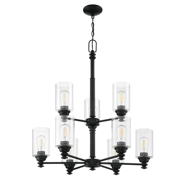 Lustree 9 lumières façon bougie/classique Uffington, Dos plat
