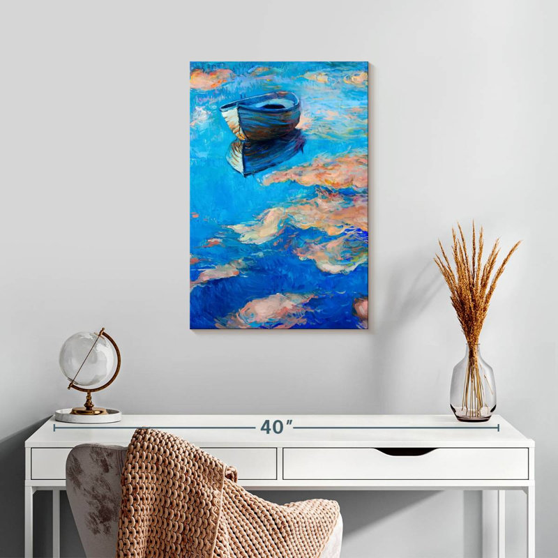 Mehar Wooden Boat, 24" H x 16" W