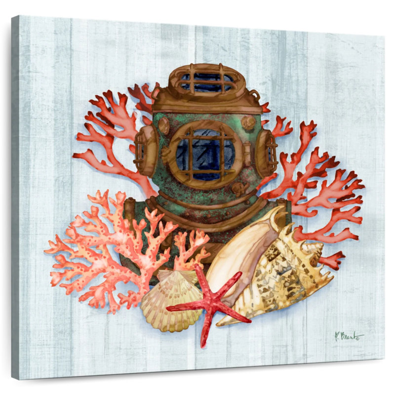 Aletra Coral Dive IV, 24" H x 24" W