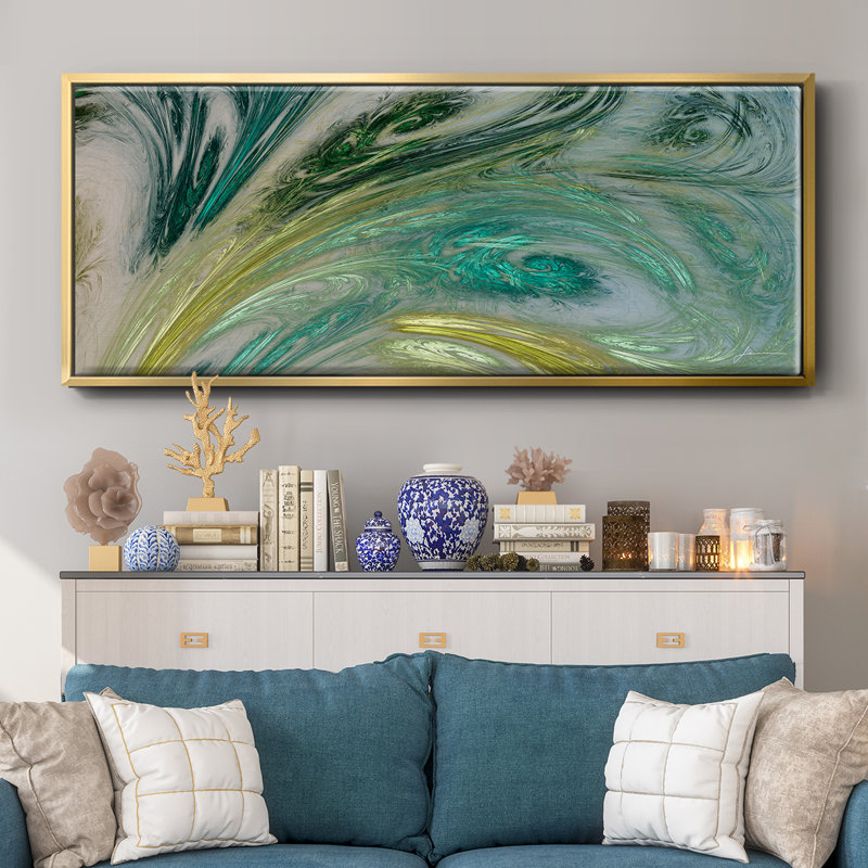 Altitude VI- Framed Canvas, 24" H x 60" W