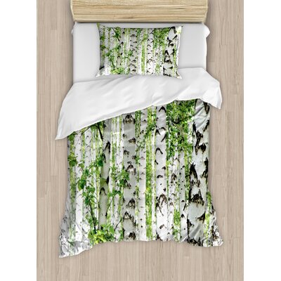 Woodland Duvet Cover Set -  Ambesonne, nev_16437_twin