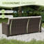 Canapé de patio extérieur en osier 71,1 po Thavy-350079743