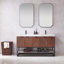 Ensemble de meuble-lavabo double autoportant Mahon-440307555-440350617