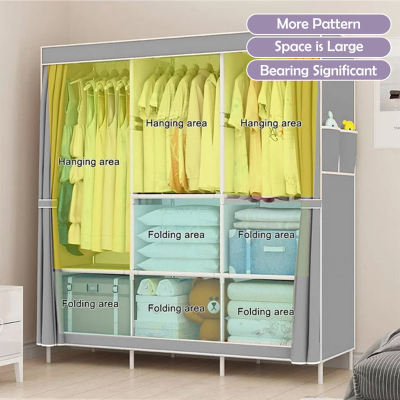 50.4" W Portable Wardrobe
