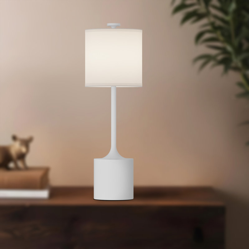Fabeha Adjustable Table Lamp, White