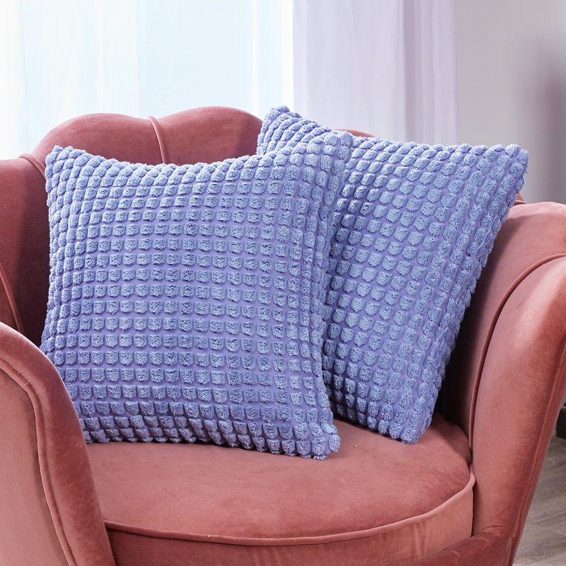 Reversible Pillow Cover, Lavender, 20" H x 20" W
