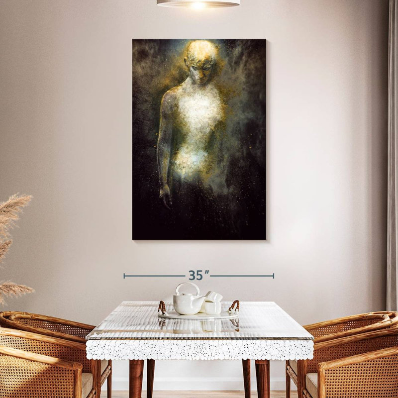 Leisha Human Abstract, 48" H x 32" W
