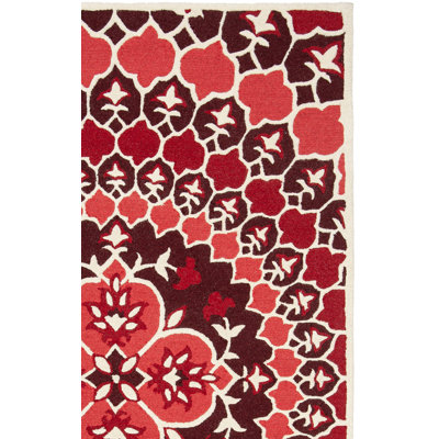 Miu Hand Tufted Wool Floral Rug